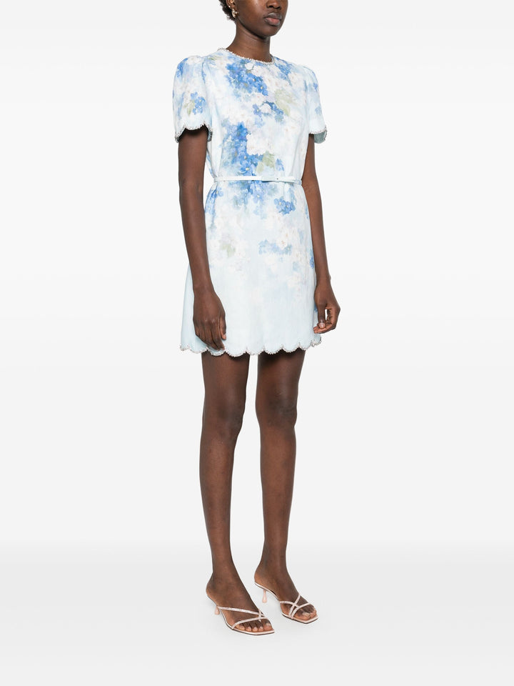 Crush Scalloped Shift Dress