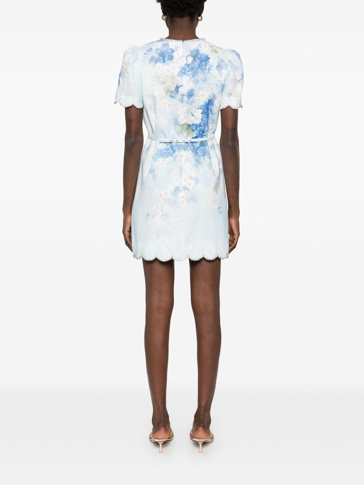 Crush Scalloped Shift Dress