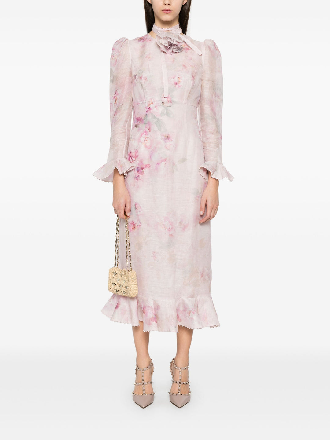 Crush Flower Midi Dress