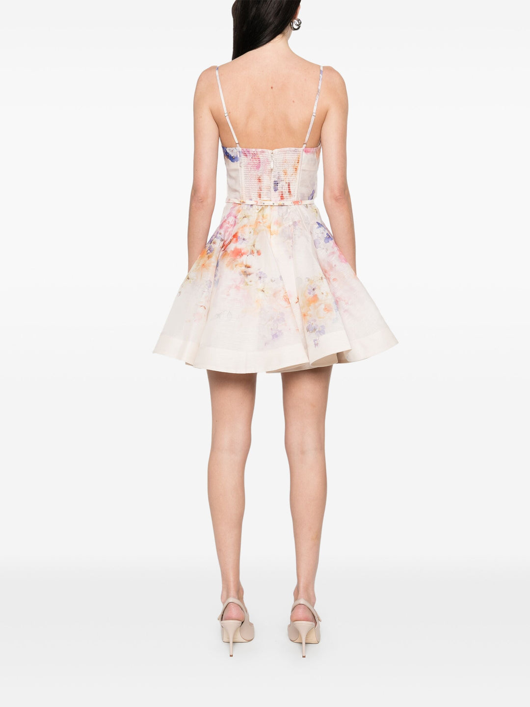 Crush Twist Front Mini Dress