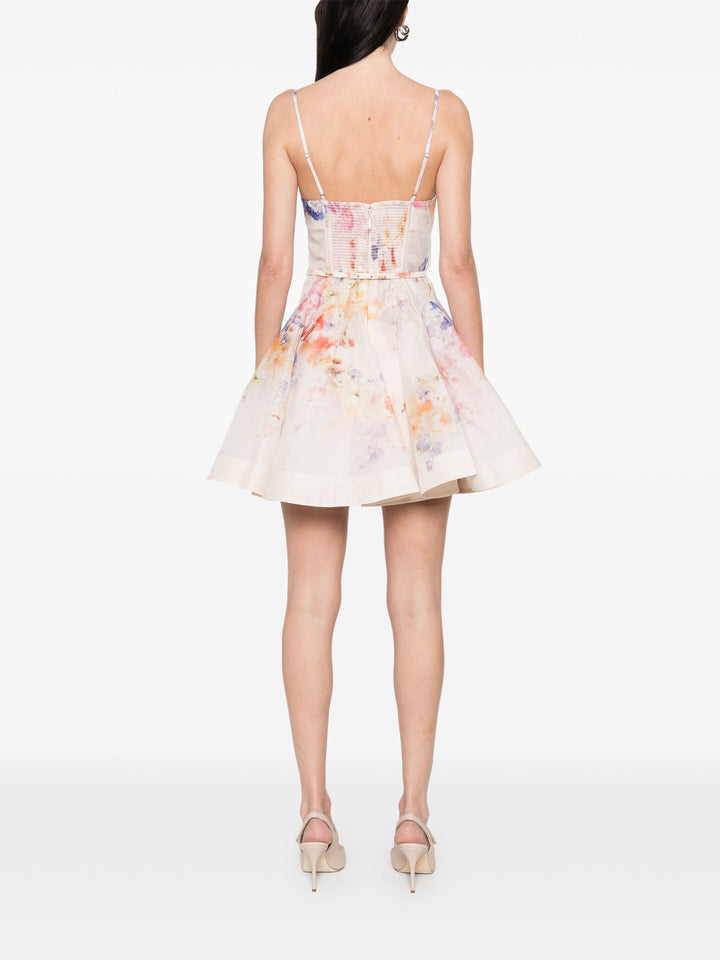 Crush Twist Front Mini Dress