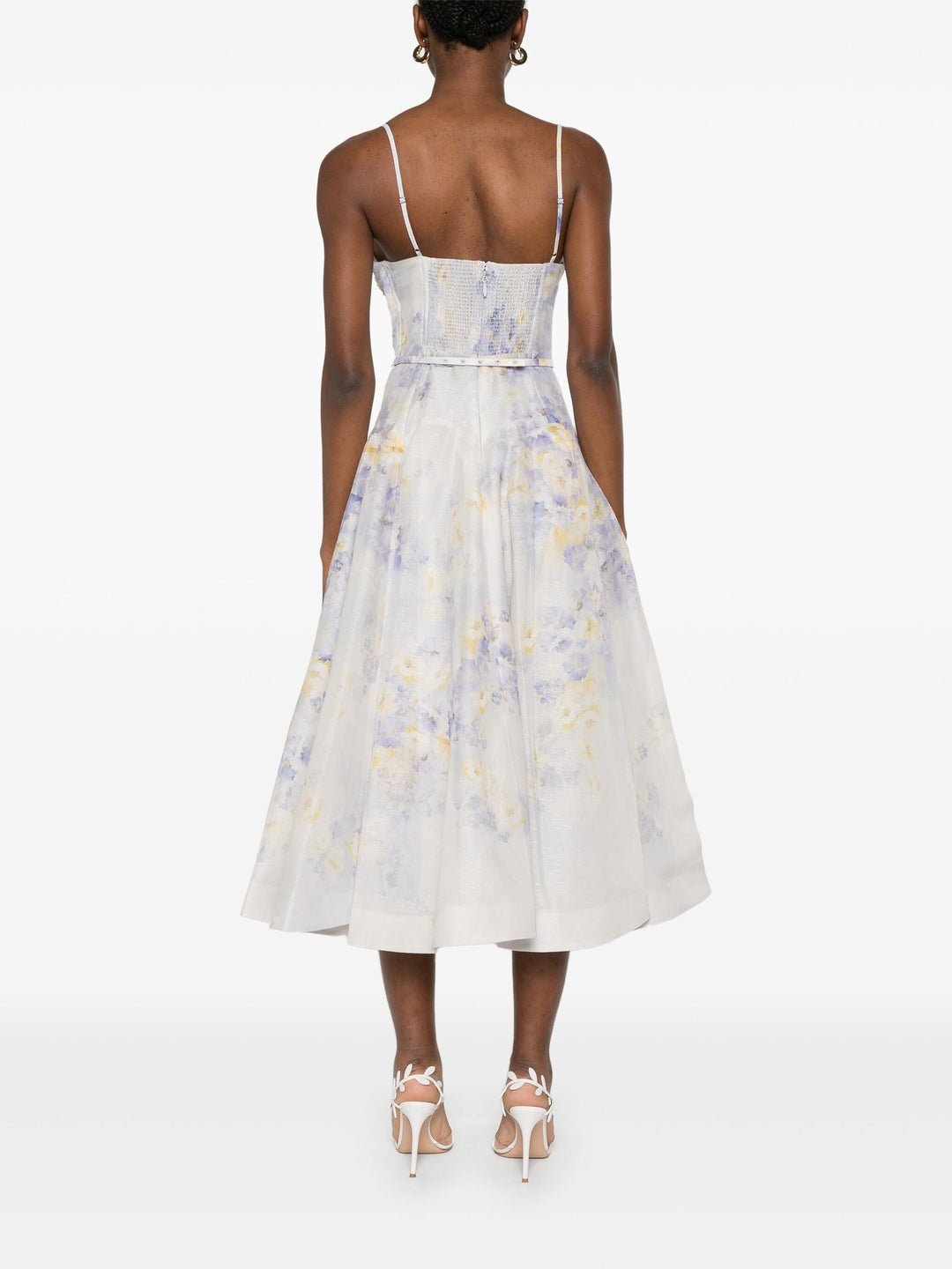 zimmermann crush twist front midi dress CETTIRE Zimmermann Crush Twist Front Midi Dress Cettire $1401.53