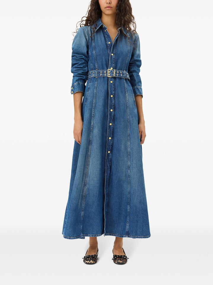 Light Denim Maxi Dress