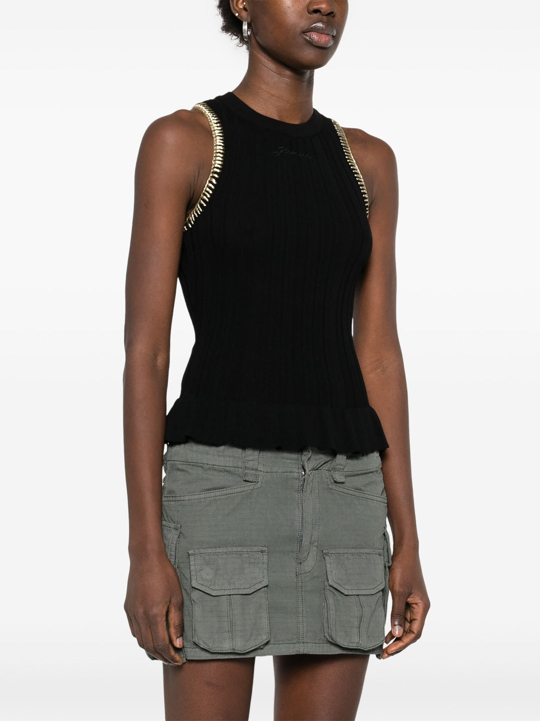 Light Viscose Rib Tank Top