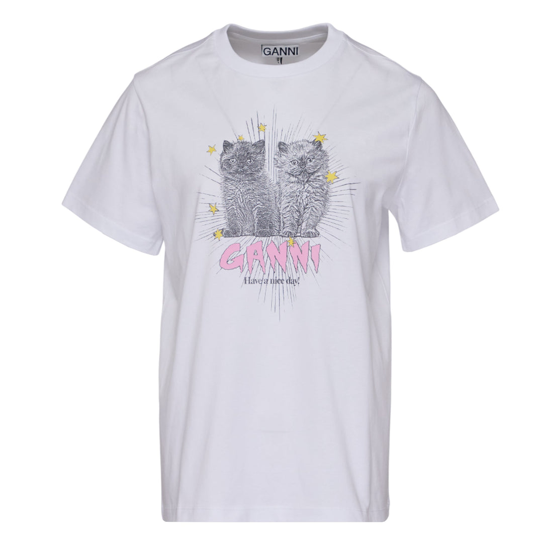 Basic Jersey Kittens Relaxed Tee