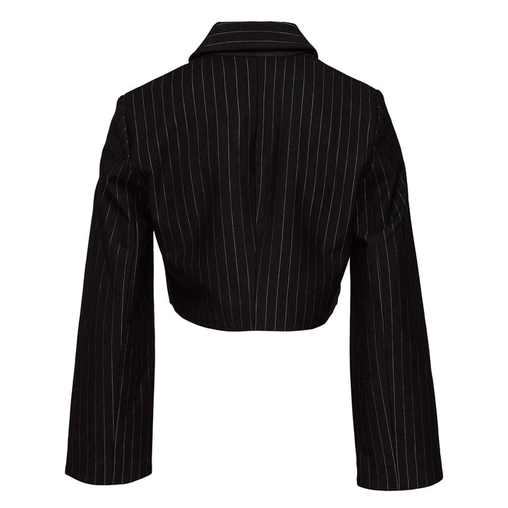 Compact Stripe Jersey Short Jacket