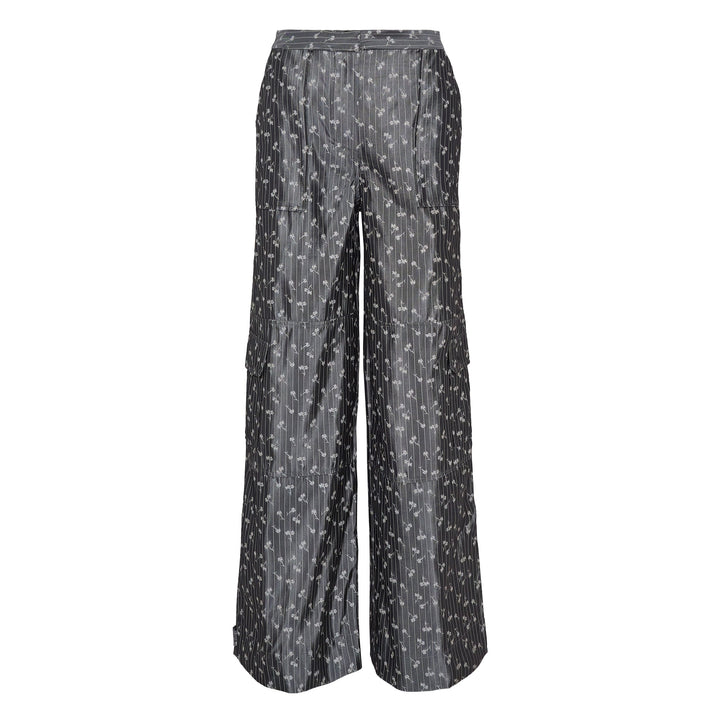 Acetate Jacquard Cargo Pants