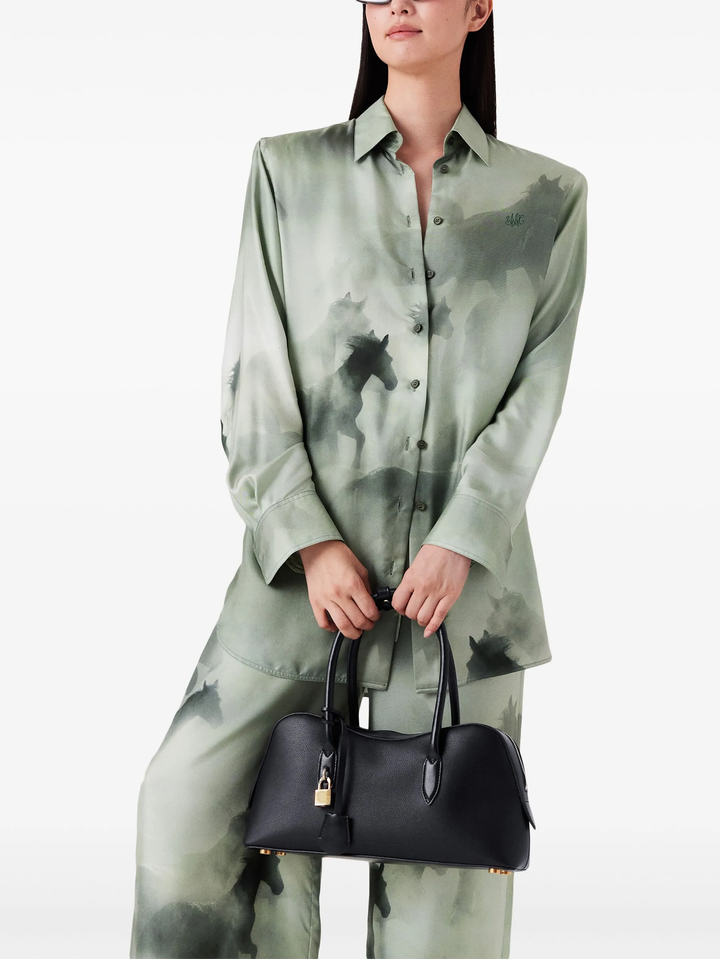 Faded Horses Print Shirt