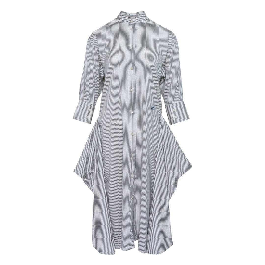 Striped Waist Tie Dress
