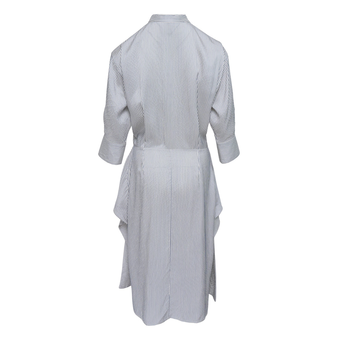 Striped Waist Tie Dress