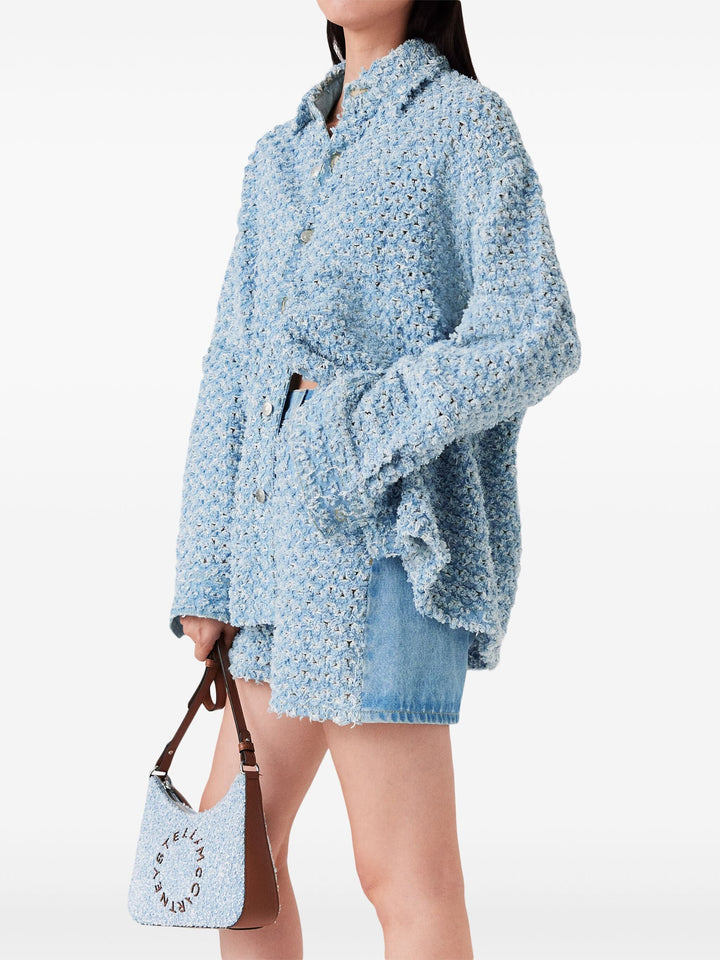 Boucle Denim Shorts