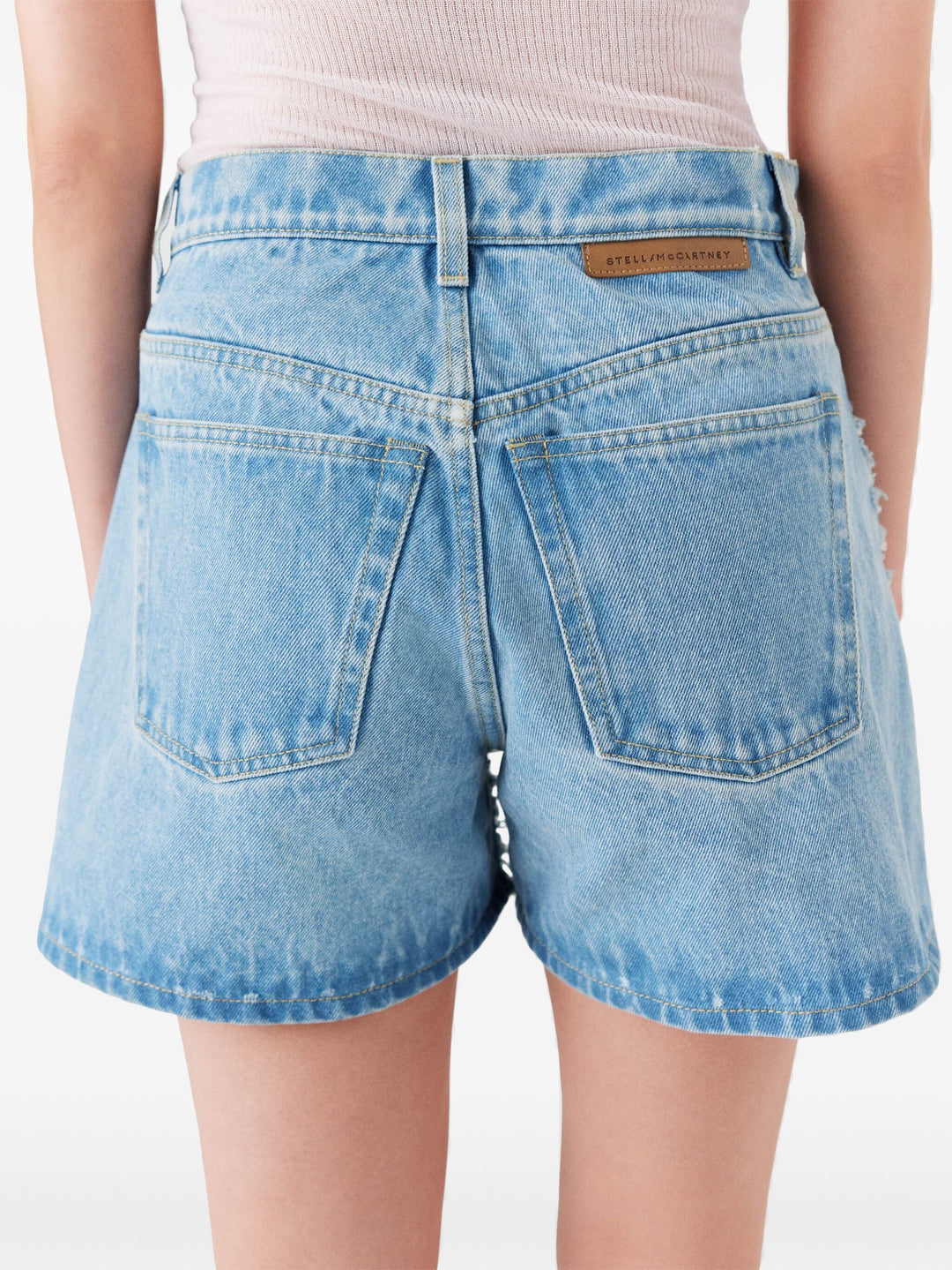Boucle Denim Shorts