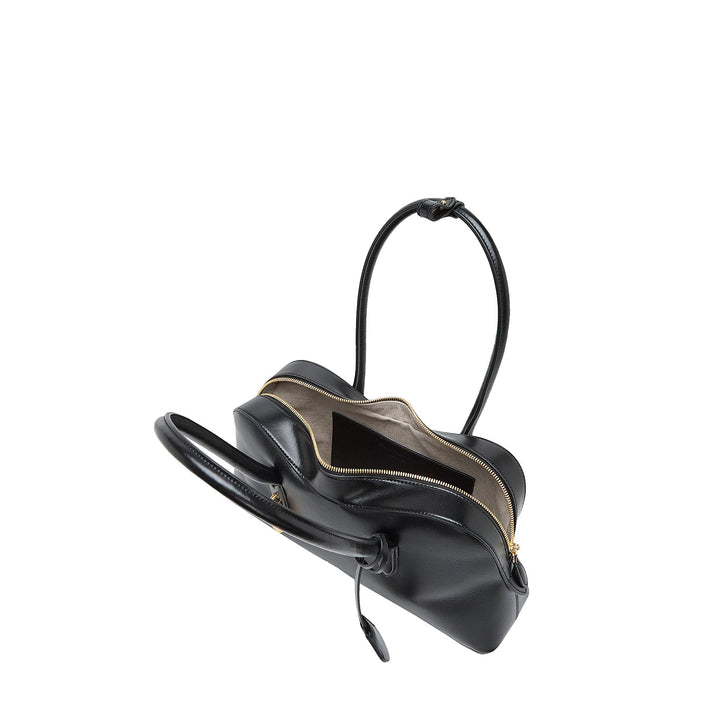 Ryder Horseback Shoulder Bag Embossed Grainy