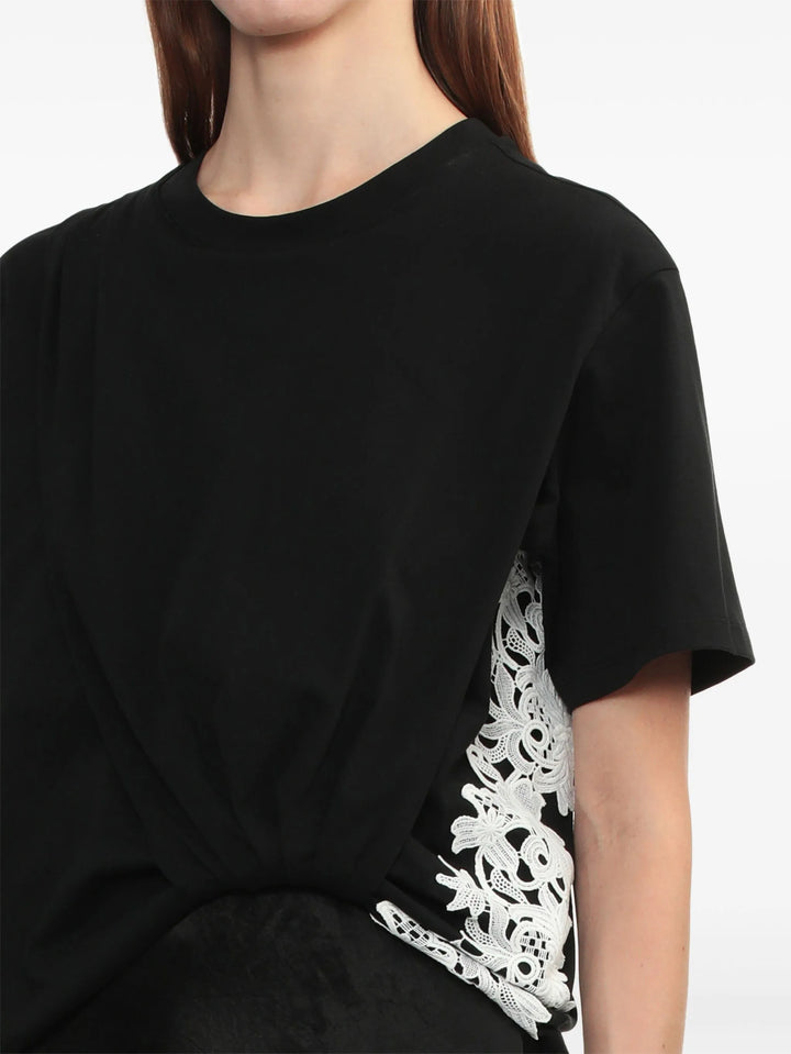 Draped T-Shirt Slip Combo Dress