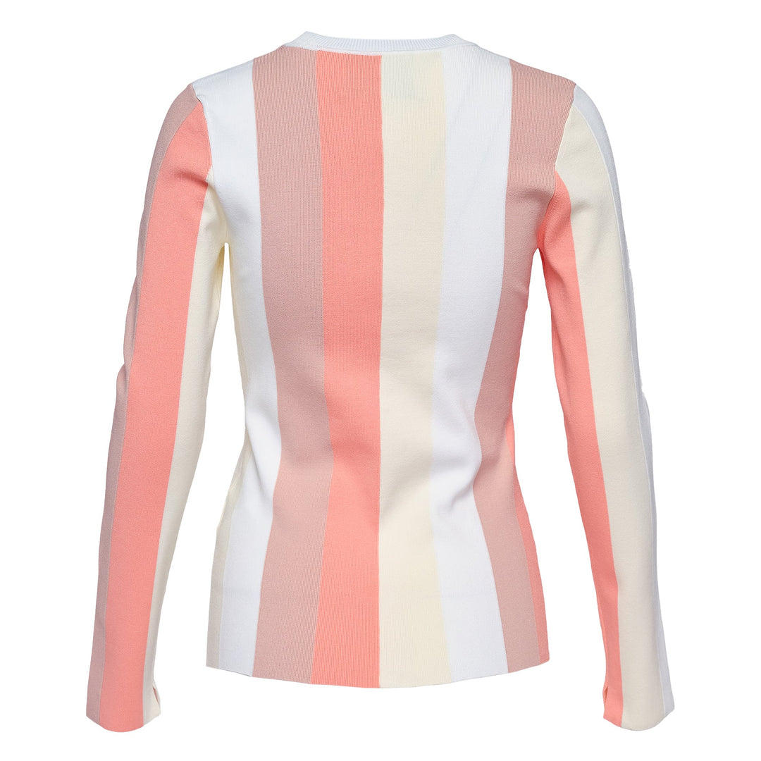 Colorblock Stripe Knit Top