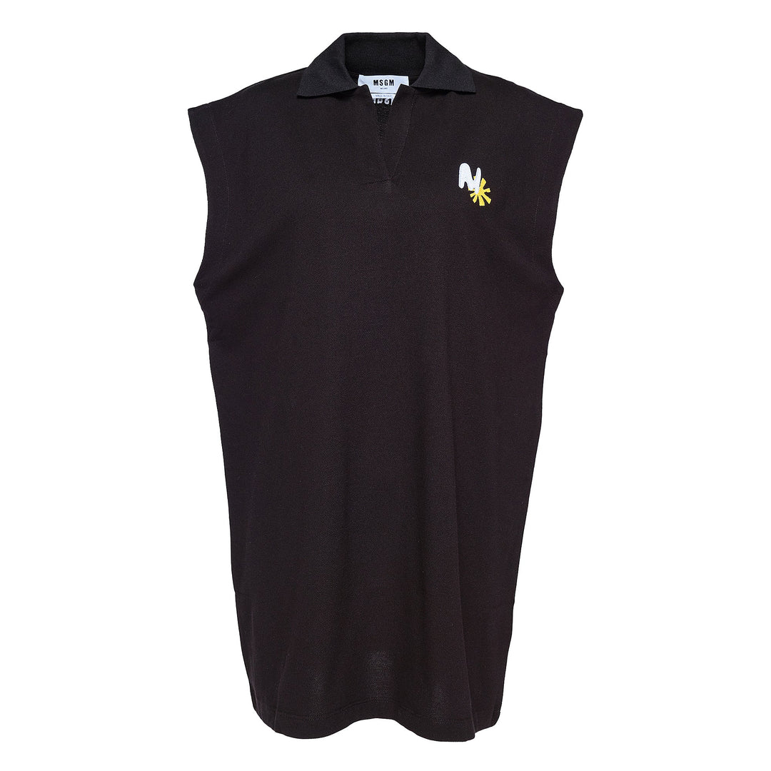 Sunny M Wave Sleeveless Polo Dress