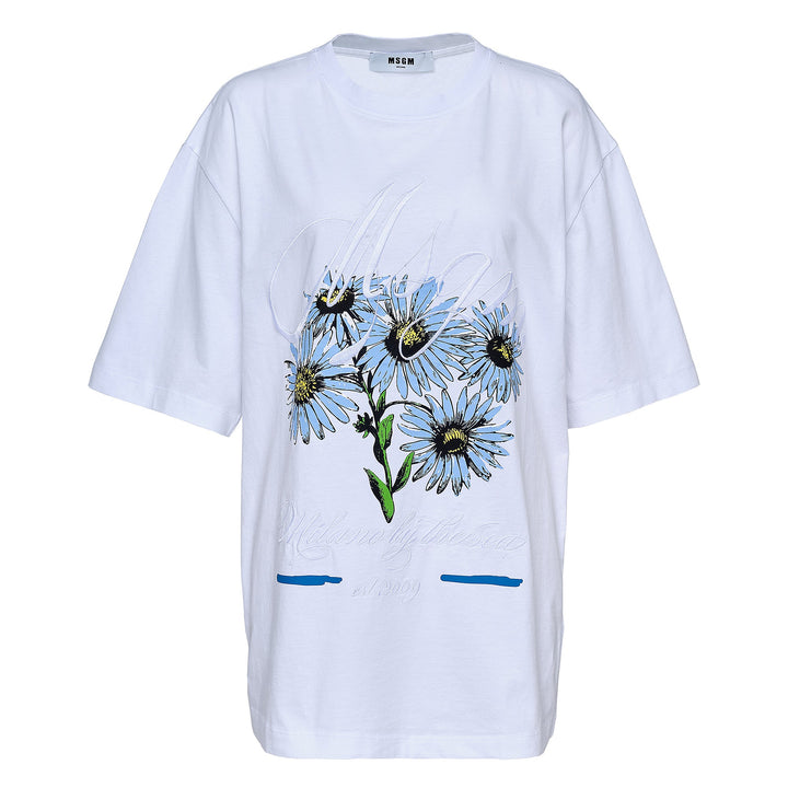 Floral Embroidery Tee