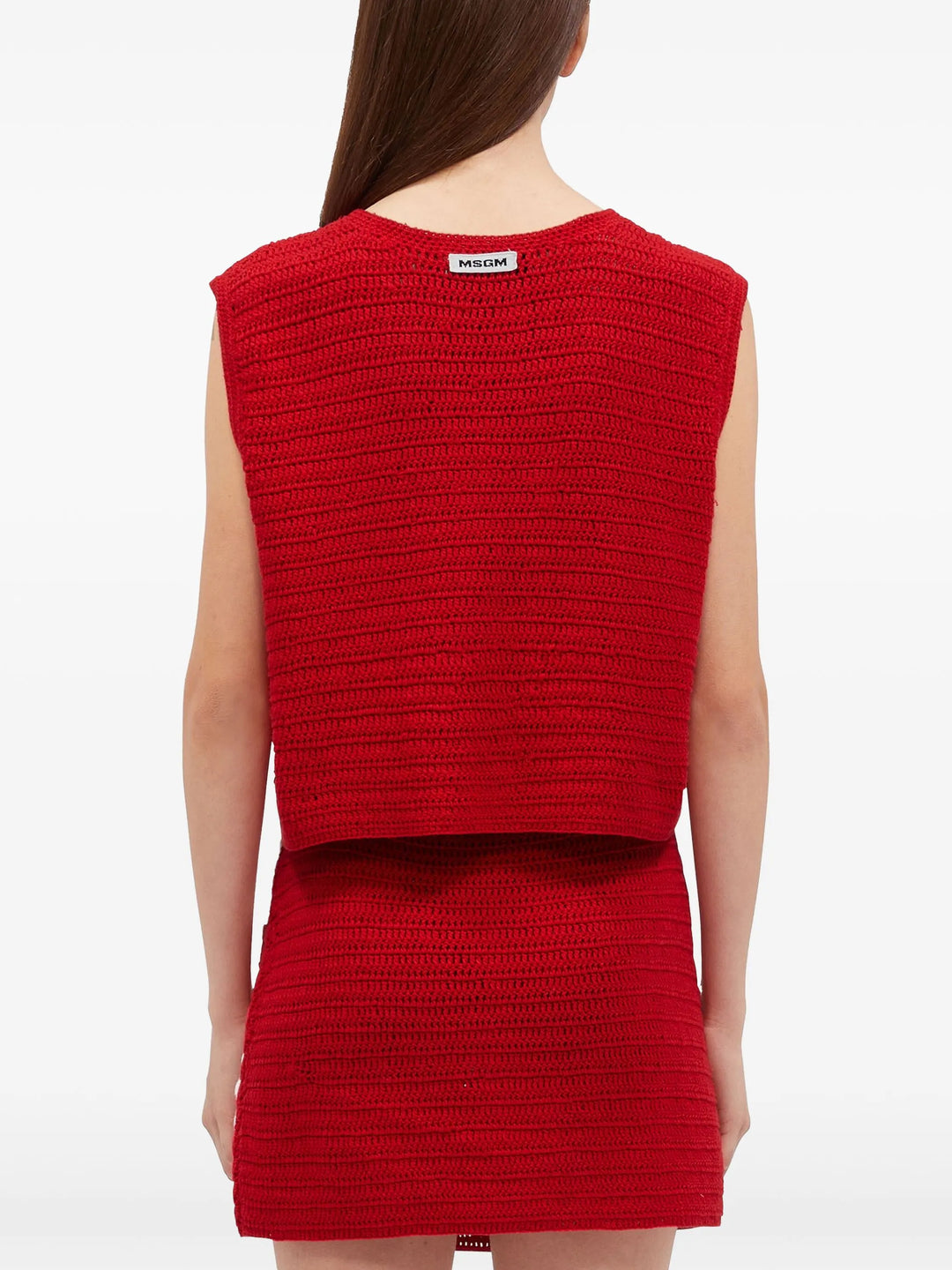 Crochet Floral Knit Top