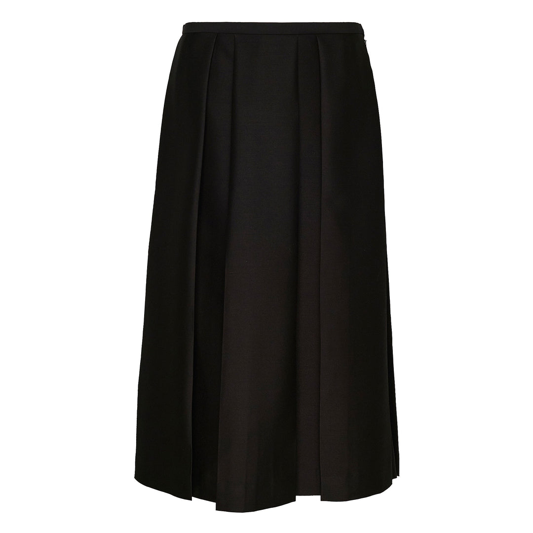 Wool Silk Twin Flower Skirt