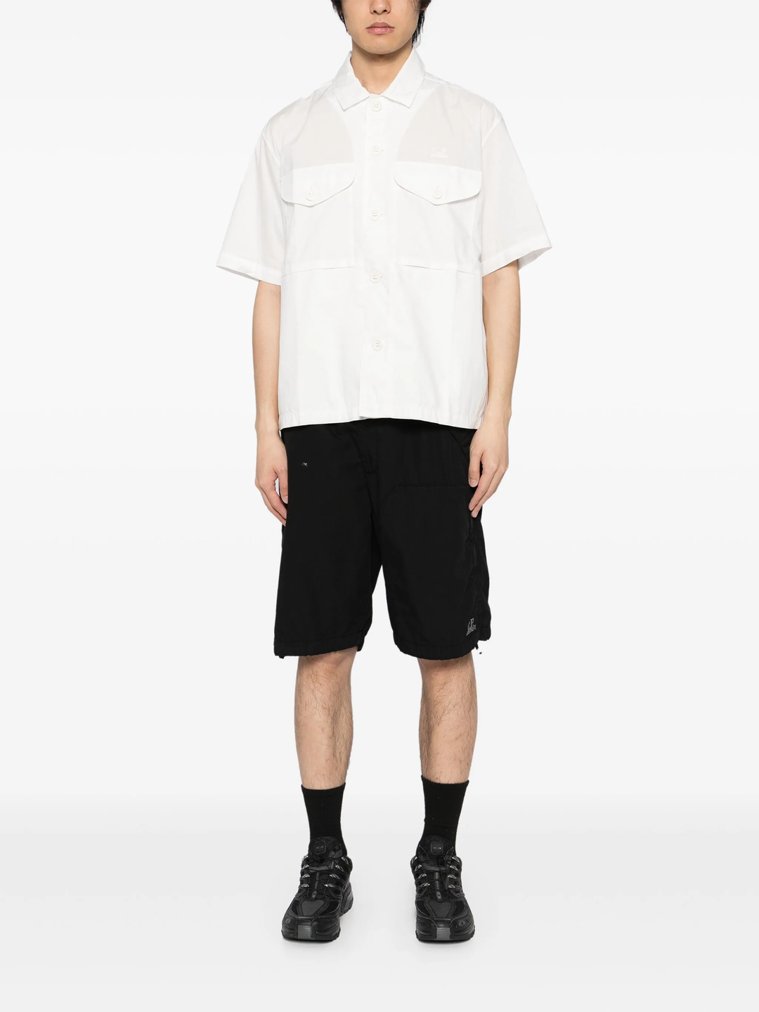 Boxy Short Sleeve Popeline Shirt