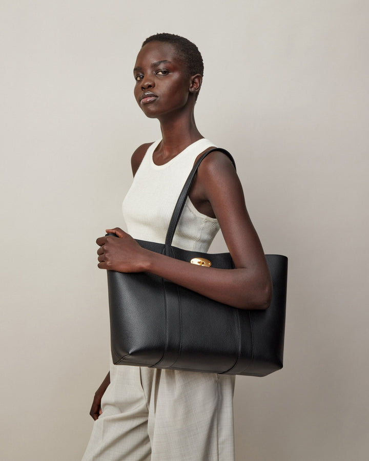 Bayswater Tote Black Small Classic Grain