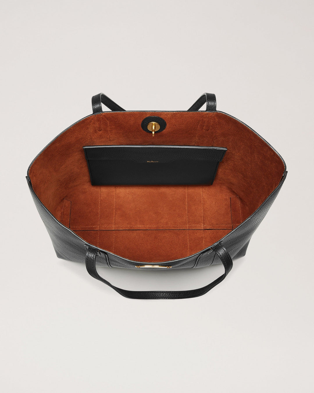 Bayswater Tote Black Small Classic Grain