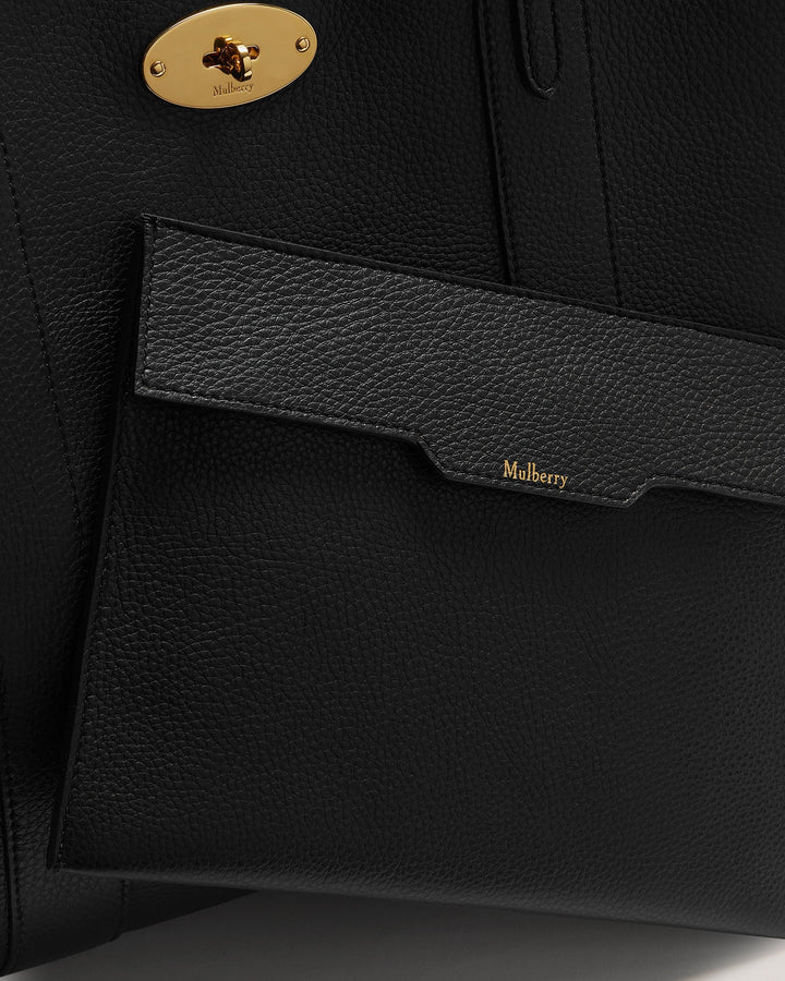 Bayswater Tote Black Small Classic Grain