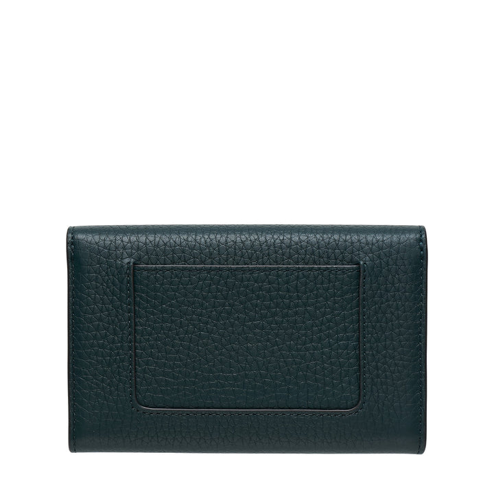Medium Darley Wallet Mulberry Green Heavy Grain