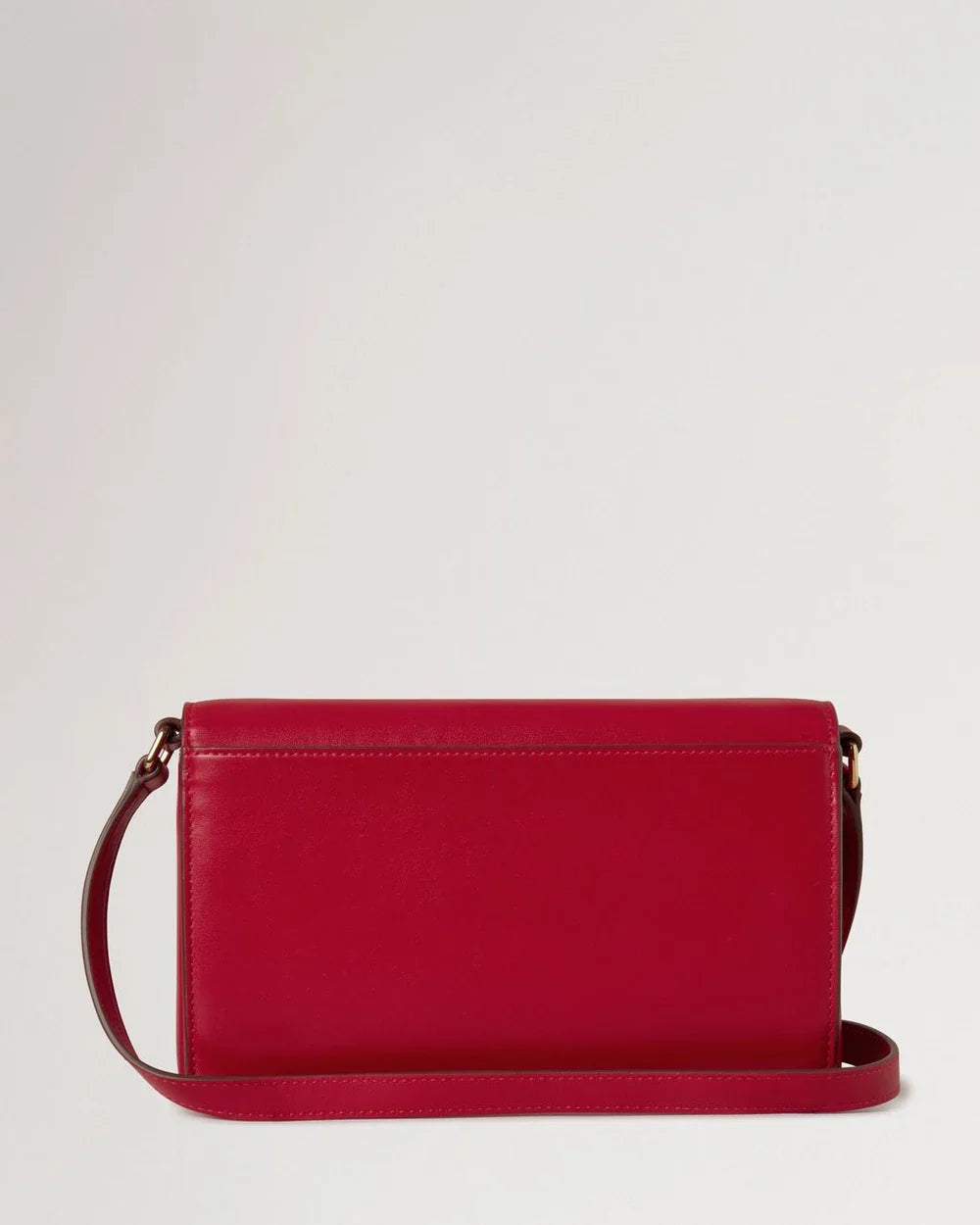 Lana Wallet On Strap Scarlet Red High Gloss Leather