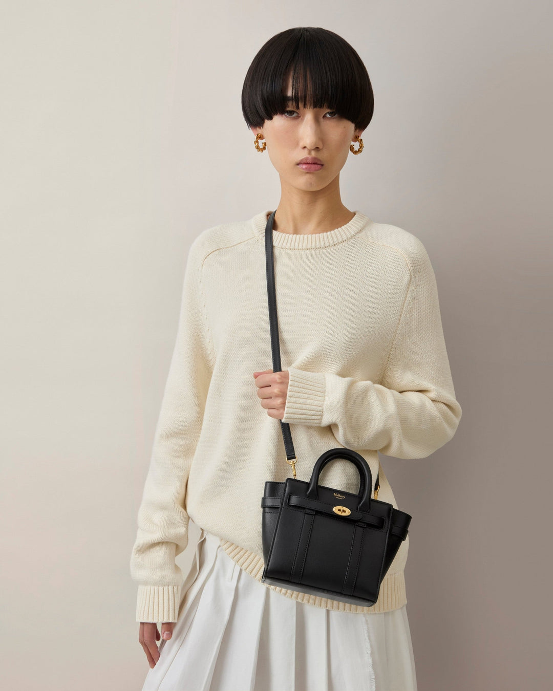 Micro Zipped Bayswater Black Micro Classic Grain