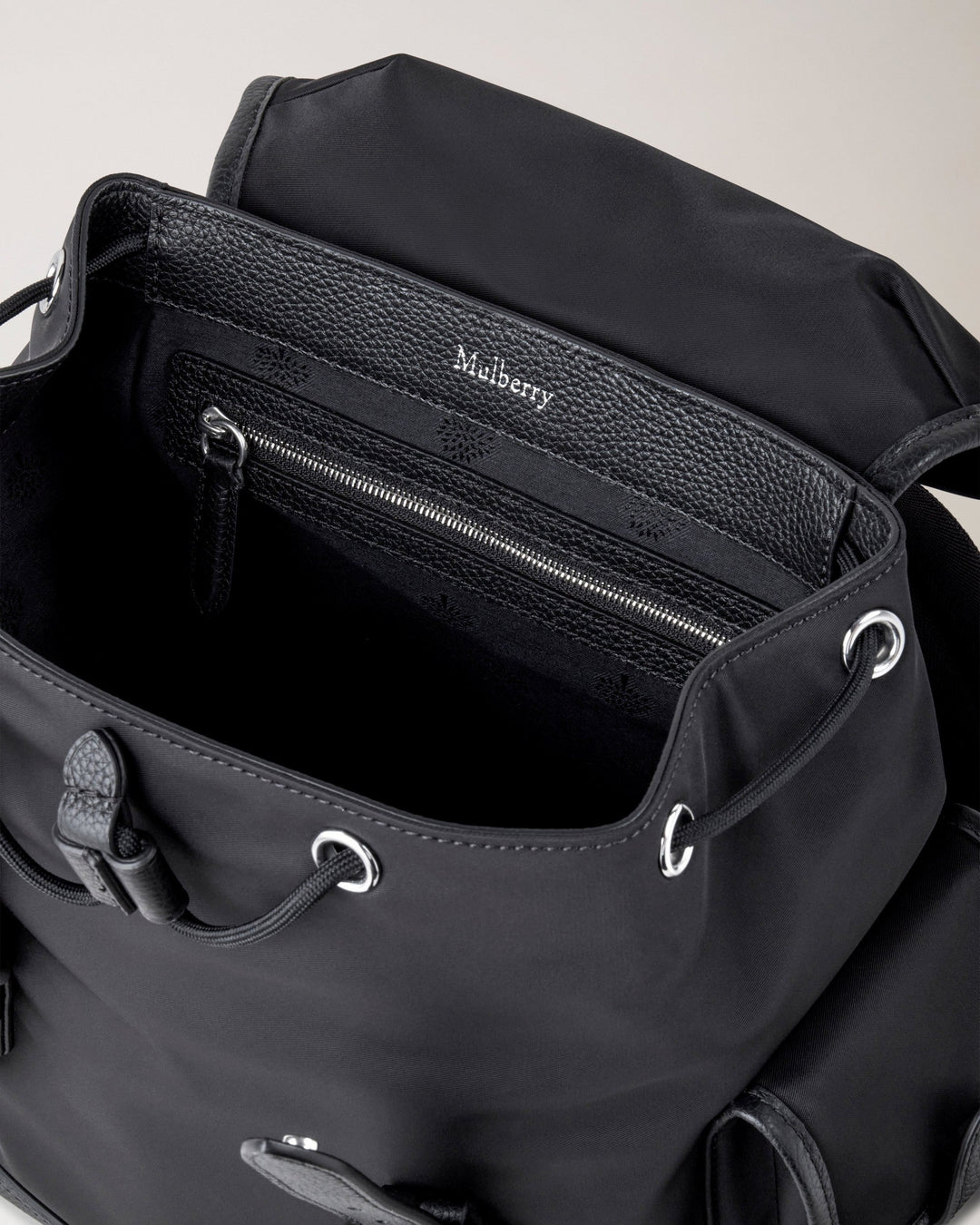 Mini Heritage Nylon Backpack Black Nylon