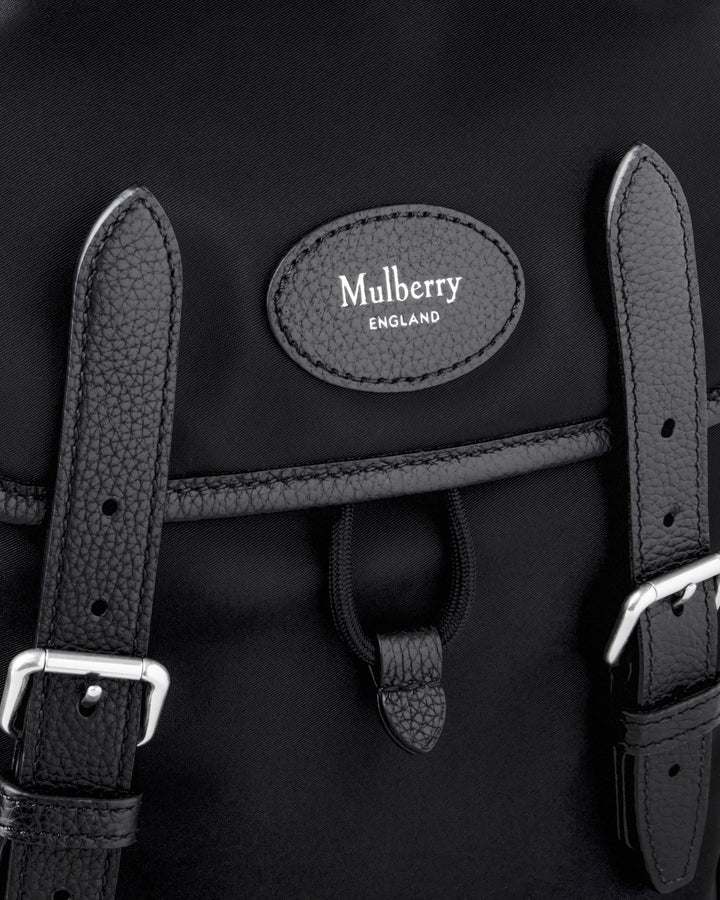 Mini Heritage Nylon Backpack Black Nylon