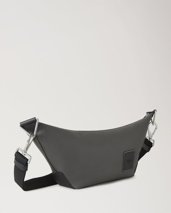 Dalston Crossbody Bag Asphalt & Black Coated Canvas & Rubberised Leather