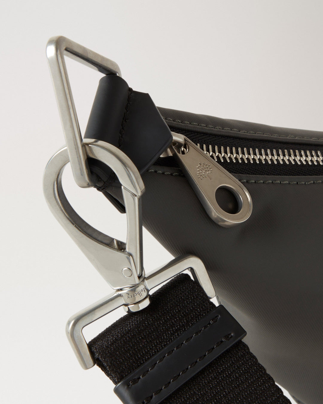 Dalston Crossbody Bag Asphalt & Black Coated Canvas & Rubberised Leather