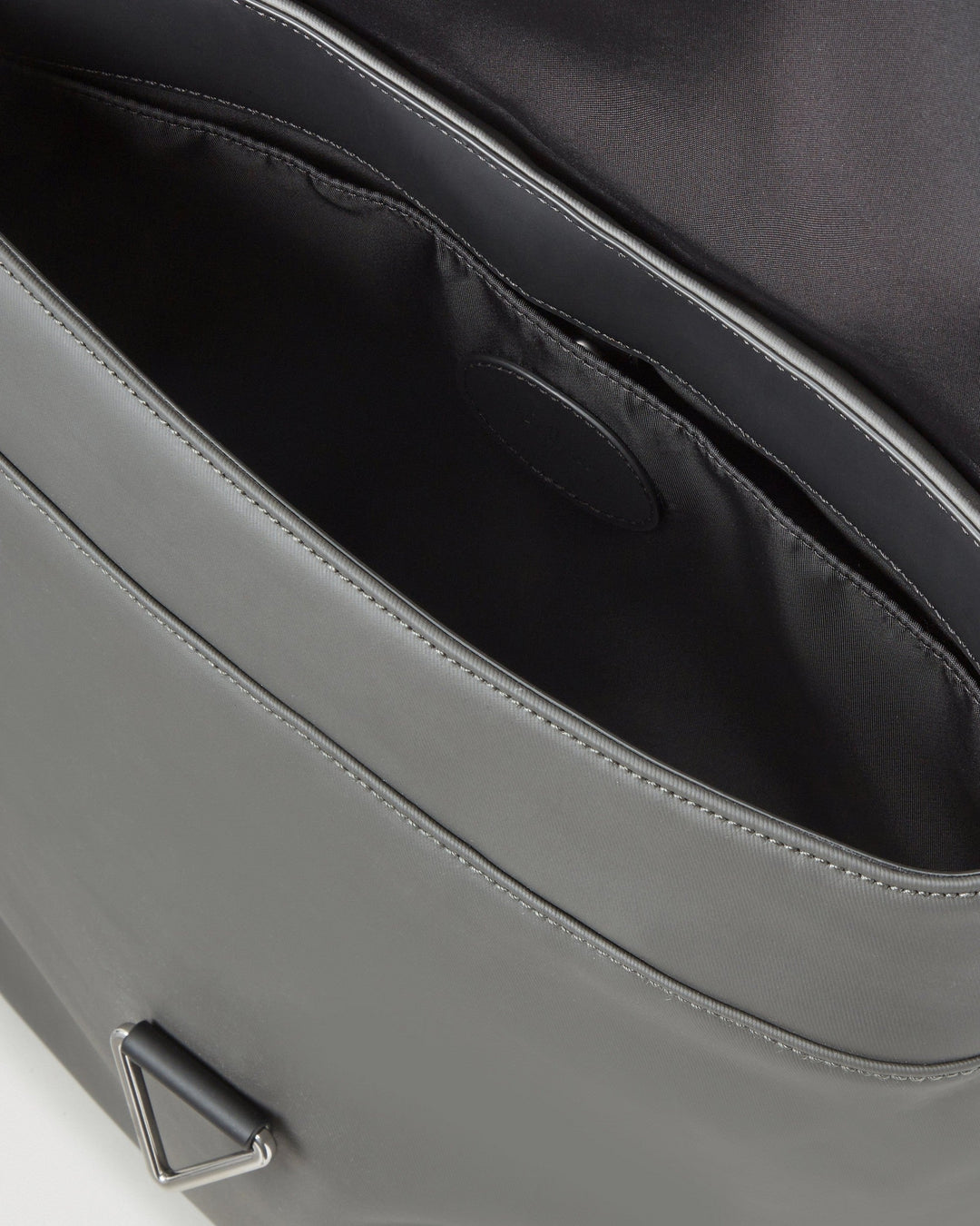 dalston leather backpack Dalston Backpack Asphalt & Black Coated Canvas & Rubberised Leather – Club21.com
