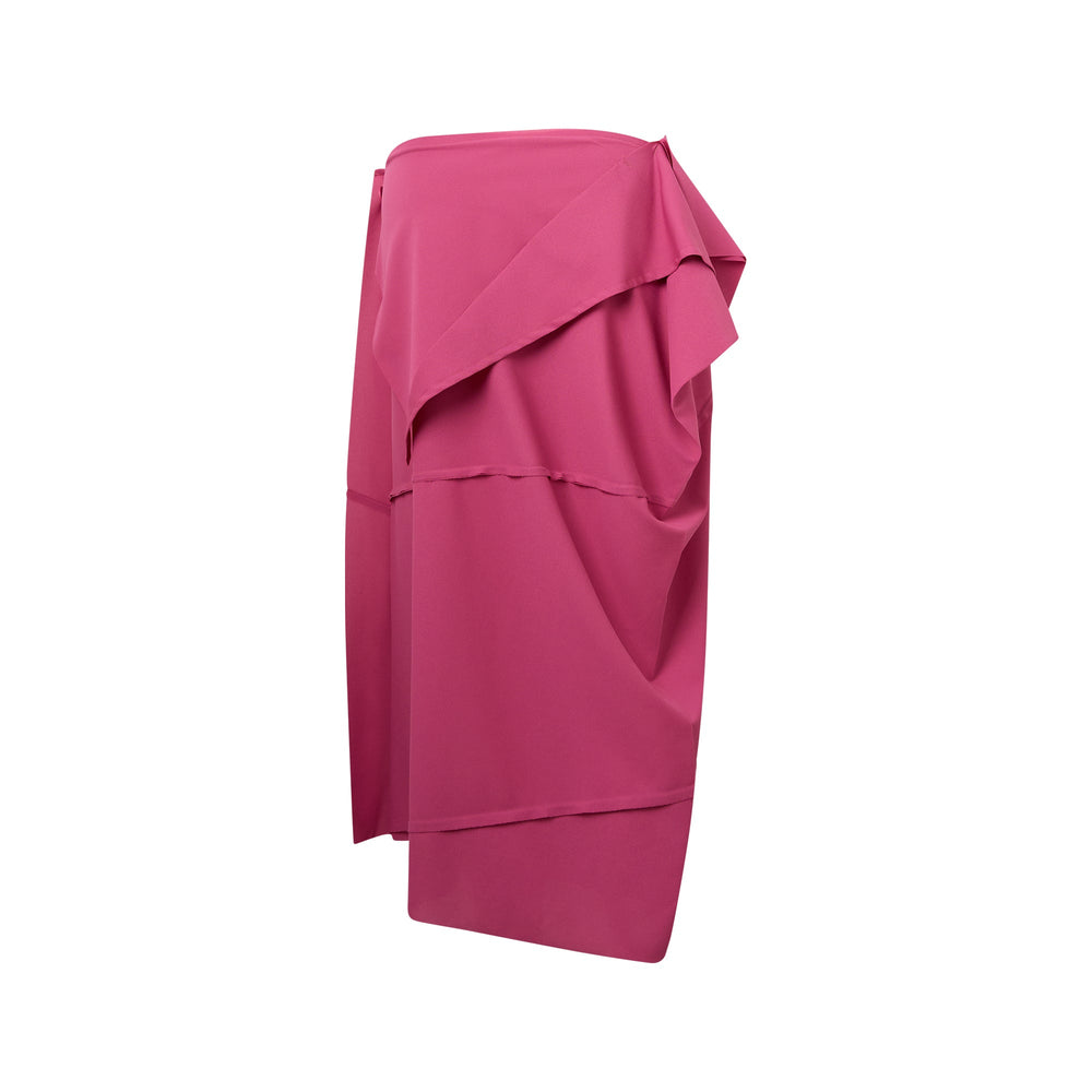 132 5. ISSEY MIYAKE Angle Cut Skirt - view 2