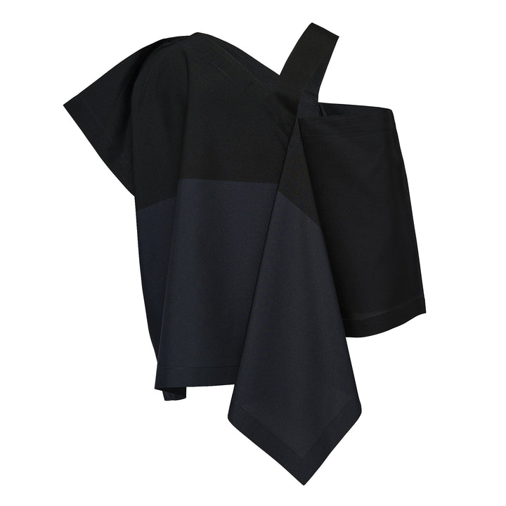 Slit Print Woven Top