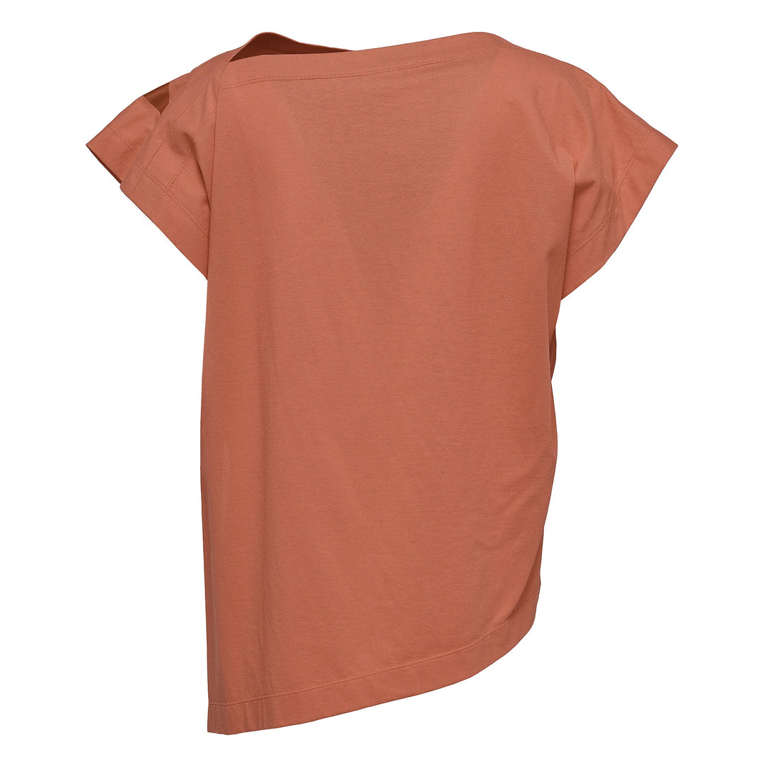 No.5 Resin Print Woven Top