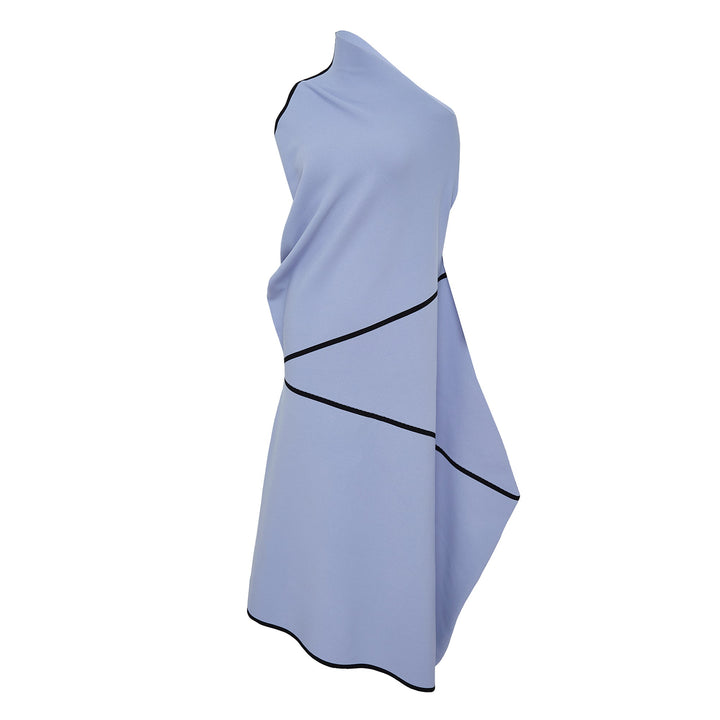 Half Cube Pattern Knit Dress