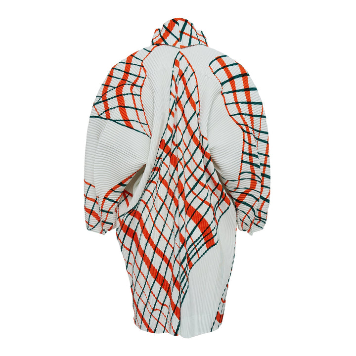 Windswept Plaid Coat