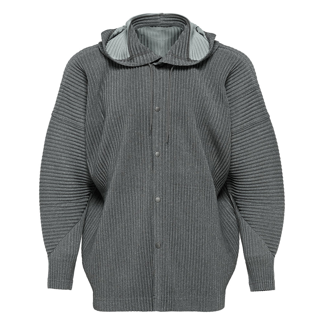 Heather Pleats Blouson