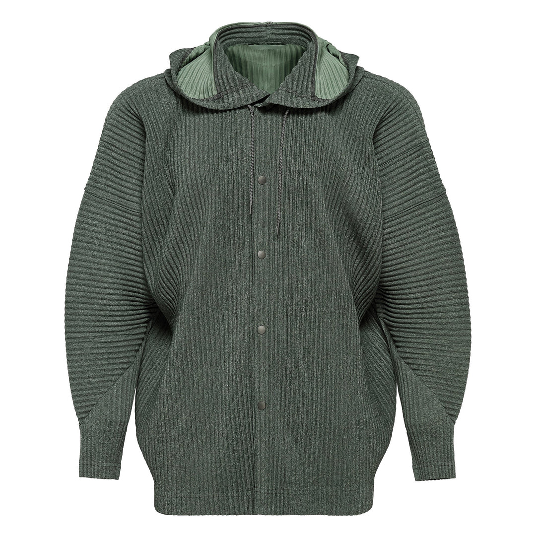 Heather Pleats Blouson
