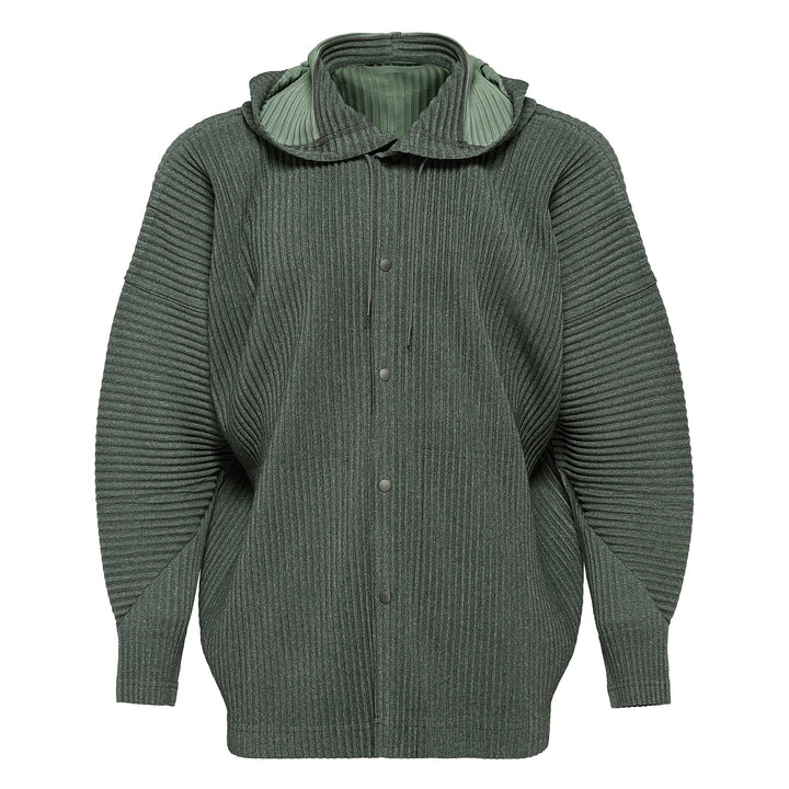 Heather Pleats Blouson