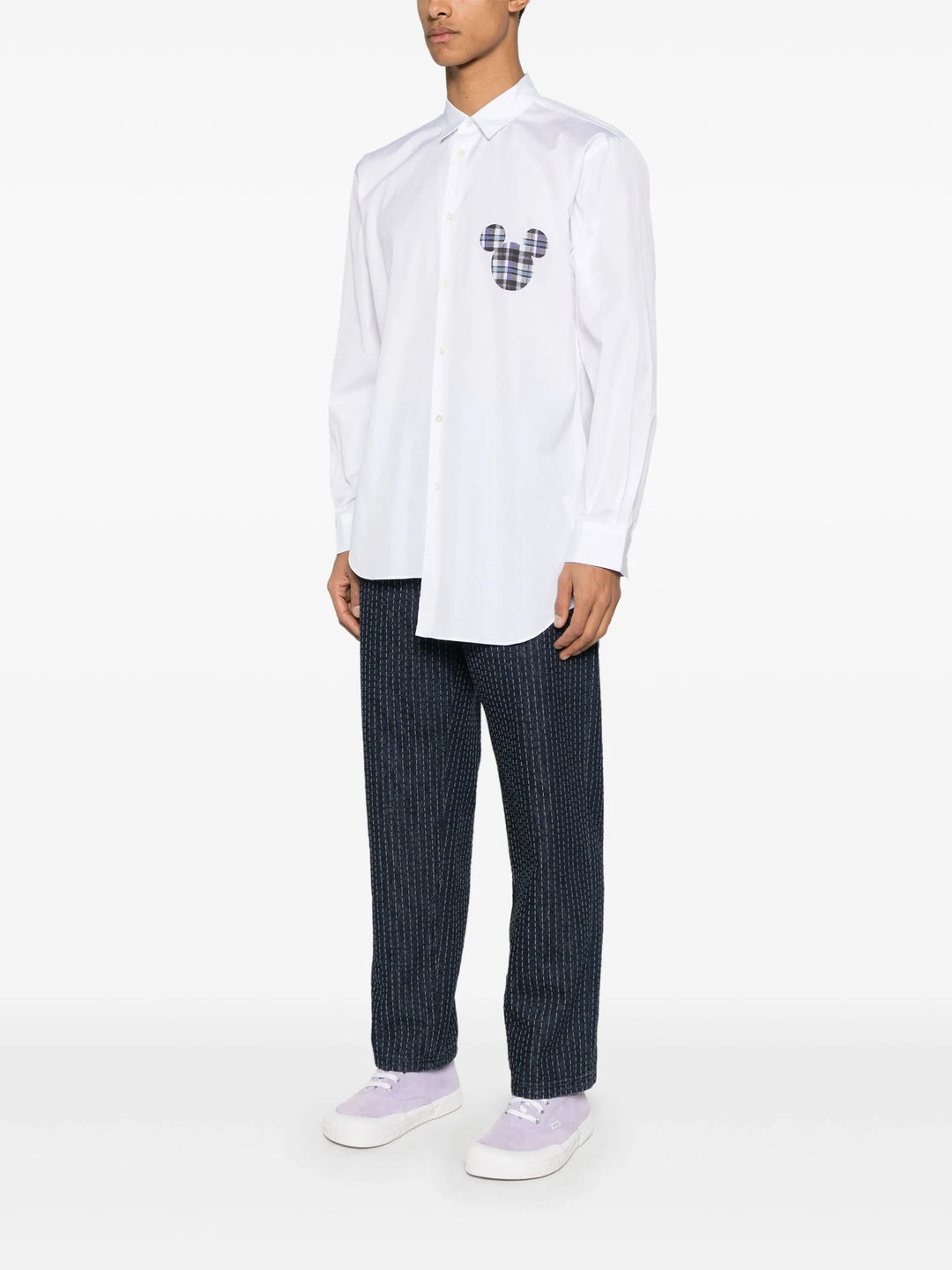 ミッキーマウスプリントシャツ