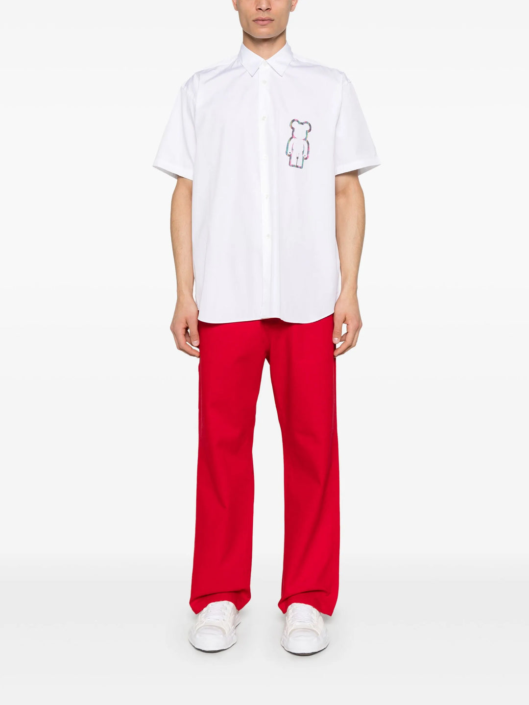 糸染めコットンプレーンポプリンシャツ