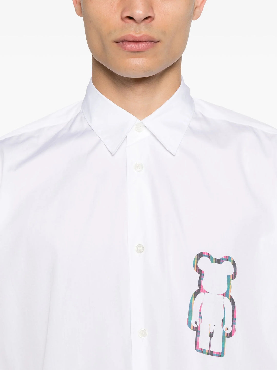 糸染めコットンプレーンポプリンシャツ