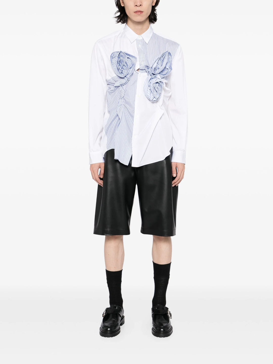 Cotton Plain Poplin X Cotton Shirt