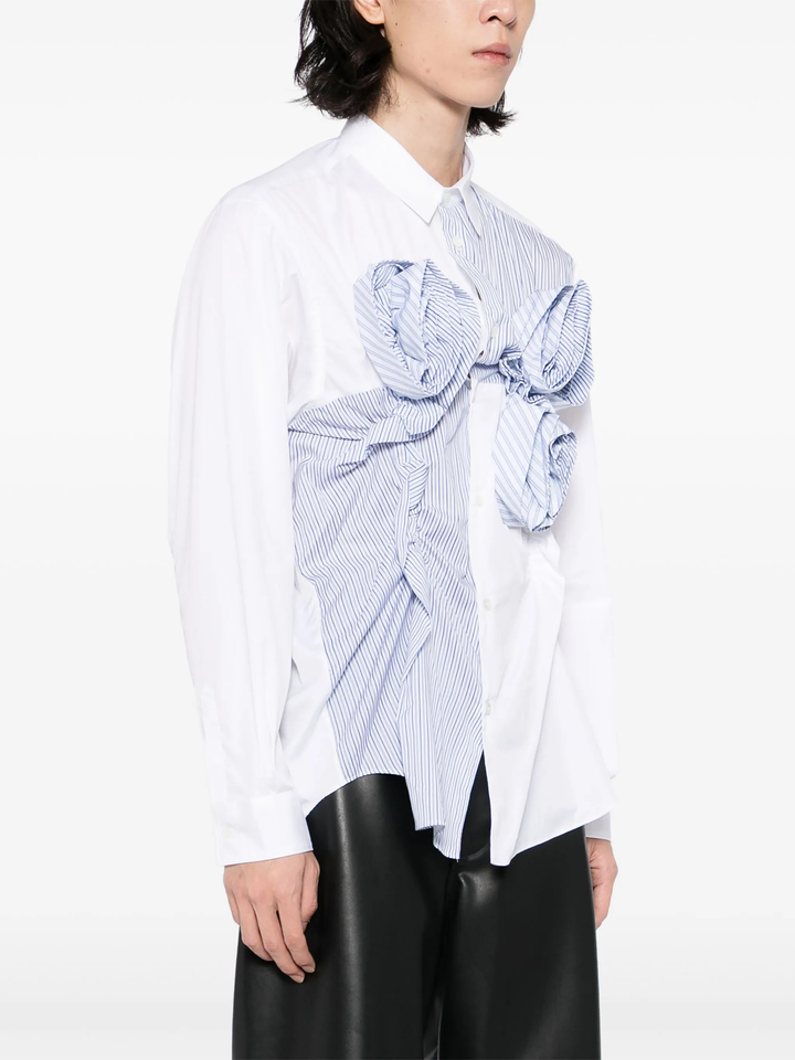 Cotton Plain Poplin X Cotton Shirt