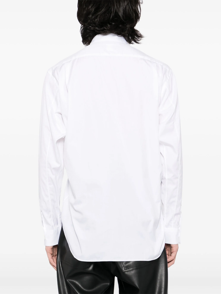 Cotton Plain Poplin X Cotton Shirt