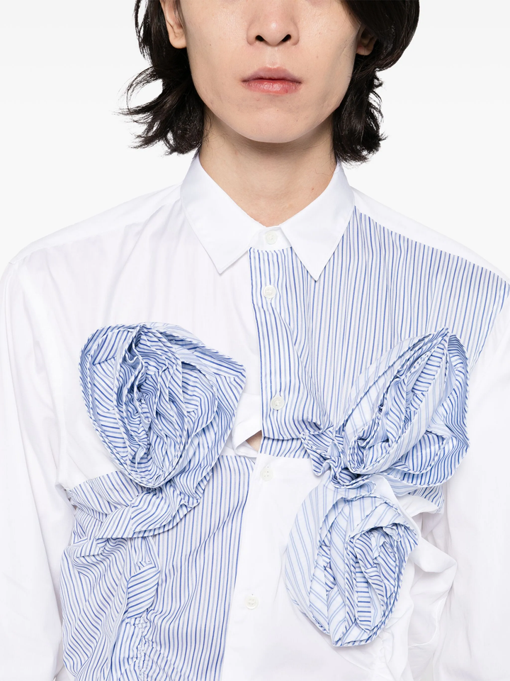 Cotton Plain Poplin X Cotton Shirt